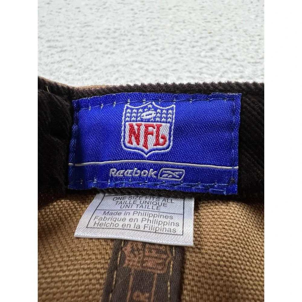 Indianapolis Colts Hat Cap Strap Back One Size NFL Football Corduroy Reebok